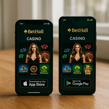 BetHall - Mobilās aplikācijas - iOS un Android ierīcēs